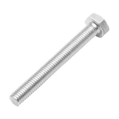 Set 50 buc surub cu cap hexagonal DIN 933-8.8 M10X80mm - imagine 3