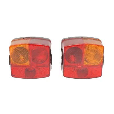 Set lampi spate dreptunghiulare stanga/dreapta pentru John Deere, Deutz Fahr, Renault Fendt 2377139KZ, 2377138, UC 1001-49
