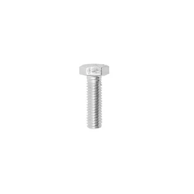 Set 100 buc surub cap hexagon DIN 933-8.8 M6X20 - imagine 2