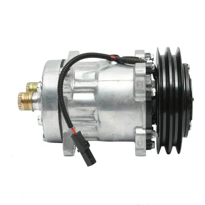 Compresor clima A/C pentru Case IH cod OEM 1977959C1, 1343925C1, 97204C1, 83934C91, 65202000, 1255750C91, 1255750C92 - imagine 3