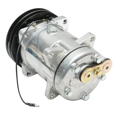 Compresor clima A/C pentru Massey Ferguson, Landini cod OEM 3386861M1, 3712528M2, 3782613M2 - imagine 3