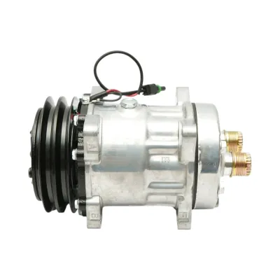 Compresor clima A/C Landini, Massey Ferguson, Deutz-Fahr, Lamborghini cod OEM 3538725M91, 3550921M91, 3552611M91, 392214A1, 6005016248, 001103234, 01103234 - imagine 3
