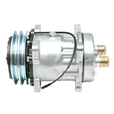 Compresor clima A/C  Ford, New Holland, Case IH cod OEM 80450805, 5176185, 5811103, 9704118, 89508380 - imagine 2