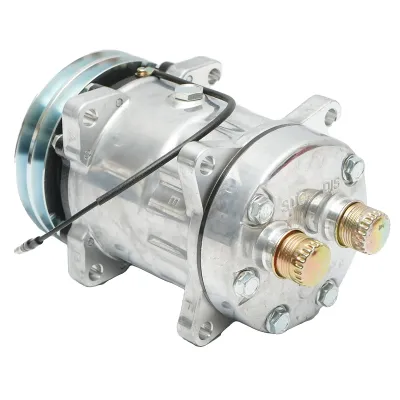 Compresor clima A/C  Ford, New Holland, Case IH cod OEM 80450805, 5176185, 5811103, 9704118, 89508380 - imagine 3