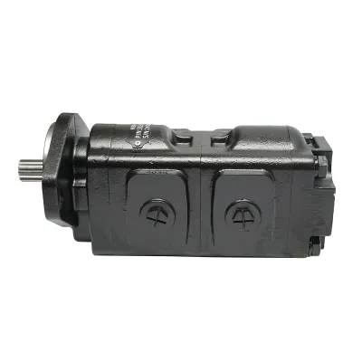 Pompa hidraulica tripla cu supapa 37/33CC pentru incarcator, manitou JCB cod OEM 332/F9031, 20/925581, 333/G5391, 7049532007 - imagine 5