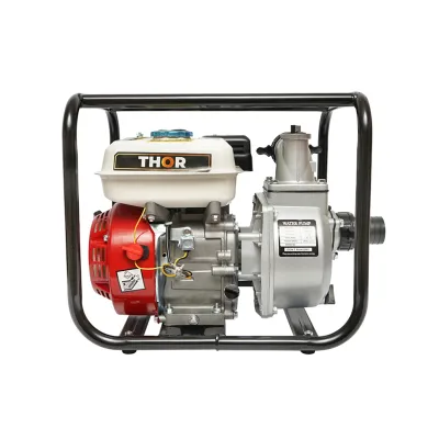 Motopompa pe benzina 7.5CP WP20 tip Honda, 2 toli, debit 30m3/h, adancime absorbtie 7-9m, inaltime refulare 32m THOR