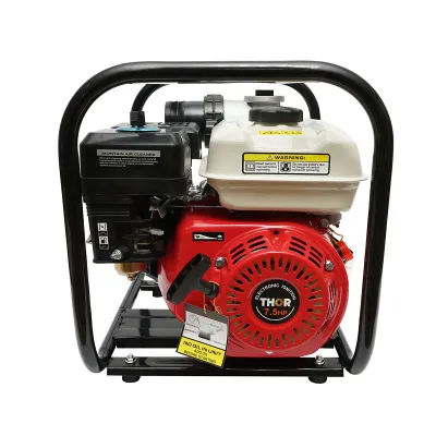 Motopompa pe benzina 7.5CP WP30 tip Honda, 3 toli, debit 60m3/h, adancime absorbtie 8m, inaltime refulare 30m THOR - imagine 2