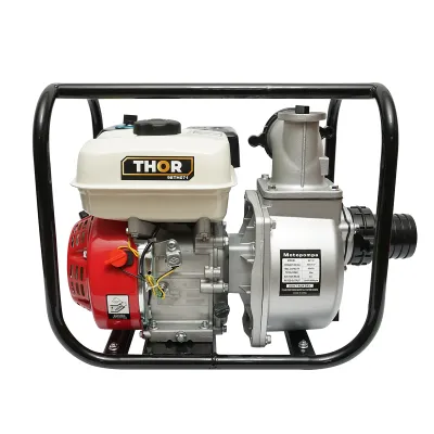 Motopompa pe benzina 7.5CP WP30 tip Honda, 3 toli, debit 60m3/h, adancime absorbtie 8m, inaltime refulare 30m THOR