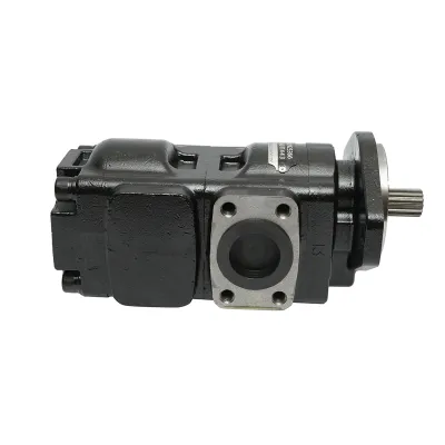 Pompa hidraulica dubla JCB 3CX, 4CX, 214E cod OEM 20/925366 - imagine 4