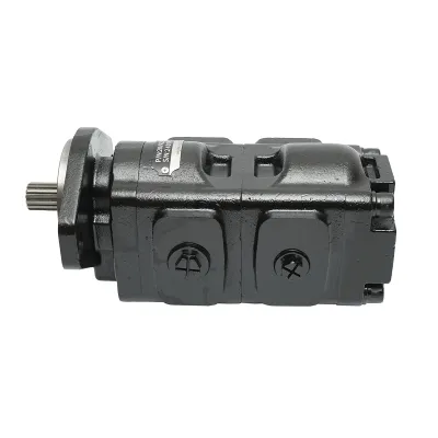 Pompa hidraulica dubla JCB 3CX, 4CX, 214E cod OEM 20/925366 - imagine 2