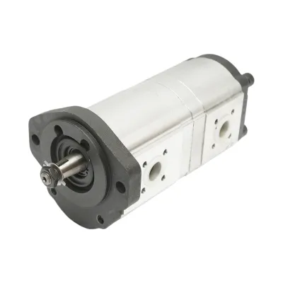 Pompa hidraulica dubla John Deere, Renault, debit 22.5+11cm3 sens stanga cod OEM RT7700036171