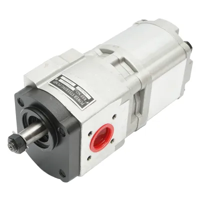 Pompa hidraulica dubla pentru Massey Ferguson sens rotatie stanga cod OEM 3797116M2