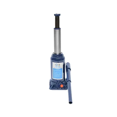 Cric hidraulic tip piston 10 tone cu supapa 200mm - imagine 3