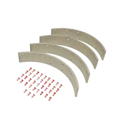 Set ferodouri saboti frana Massey Ferguson, Ford cod OEM 1851062M91, 1851063M91, 3620600M91, 81717317, 81717321, 957E-2021-B, 957E2019A, 957E2021B, 1020, 1020R, 71717000, VPJ8222, 404-2