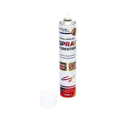 Vopsea spray marcaj forestier alb 750ml Breckner Germany - imagine 2