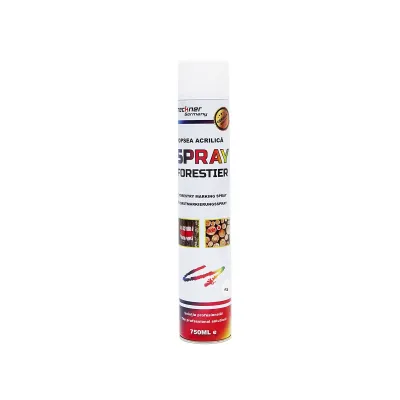 Vopsea spray marcaj forestier alb 750ml Breckner Germany