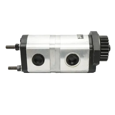 Pompa hidraulica dubla John Deere cod OEM RE223233, B67475, RE227447 - imagine 5