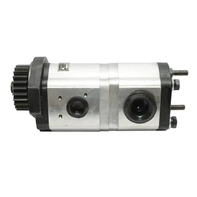 Pompa hidraulica dubla John Deere cod OEM RE223233, B67475, RE227447 - imagine 3