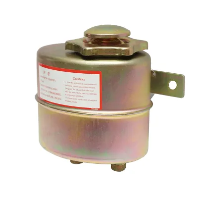 Rezervor ulei servodirectie metalic cu element filtrant, filtru sita incorporat, reductie M20x1.5