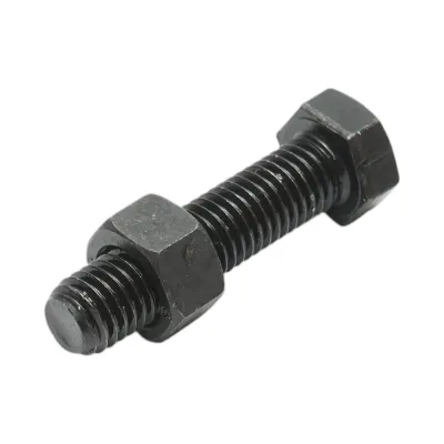 Surub cu piulita pentru DISHG67 dinte central cupa JCB M12x50mm - imagine 3