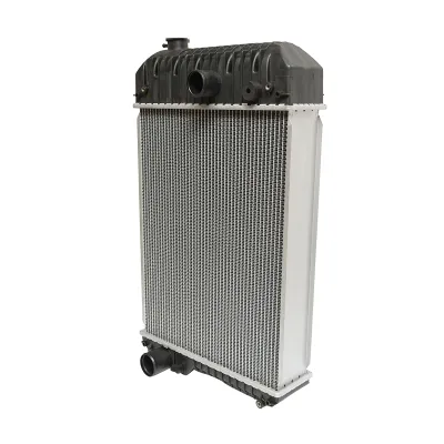 Radiator racire apa Caterpillar motor Perkins 1104A-44, 1104A-44T, 1104C-44, 1104C-44T, 1104C-E44, 1104D-44T 776x465x120mm cod OEM 2485B276 - imagine 3