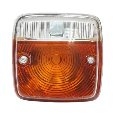 Lampa semnalizare fata New Holland, Deutz, Case IH, Fendt 84x84mm cod OEM 3121089R91, 3141070M1 - imagine 2