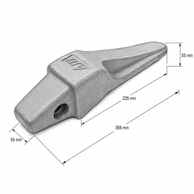 Adaptor dinte cupa Caterpillar J300 cod OEM 1U1304 - imagine 4