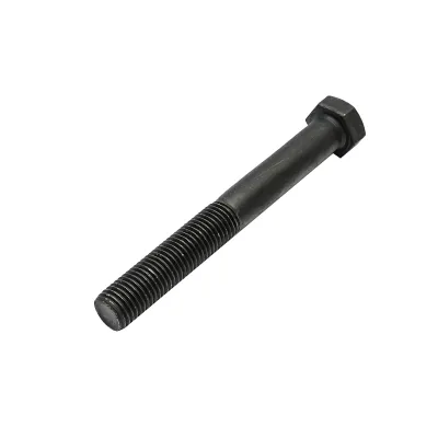 Set 6 buc surub negru cu cap hexagonal DIN 931 M24x200mm G10.9 - imagine 2