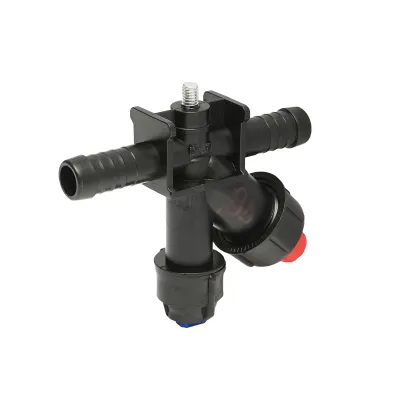Stropitor complet intermediar cu o diuza si un picurator pentru instalatie erbicidator - imagine 2