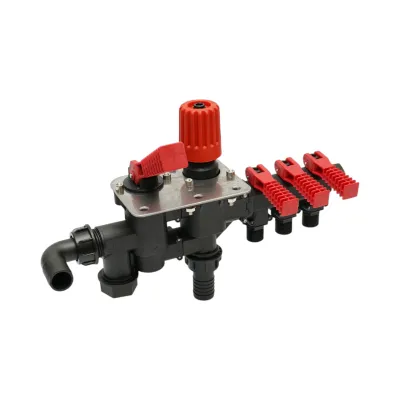 Distribuitor cu 3 cai si manometru cu glicerina pentru erbicidator - imagine 5