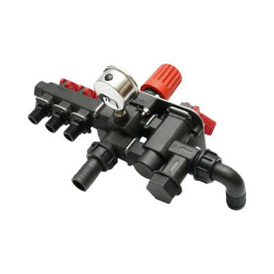 Distribuitor cu 3 cai si manometru cu glicerina pentru erbicidator - imagine 8