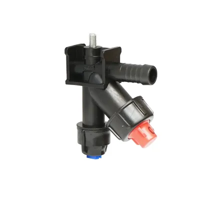 Stropitor complet de capat cu o diuza si un picurator pentru instalatie erbicidator - imagine 2