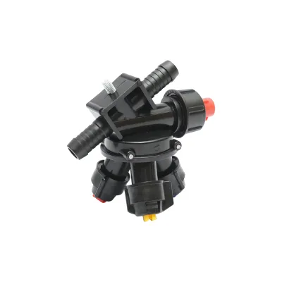 Stropitor complet intermediar cu 3 diuze si un picurator pentru instalatie erbicidator - imagine 5