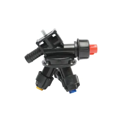 Stropitor complet de capat cu 3 diuze si un picurator pentru instalatie erbicidator - imagine 2