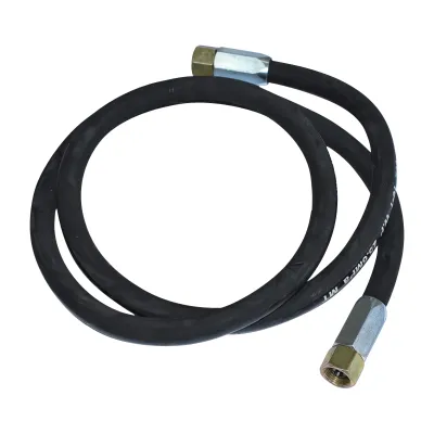 Furtun presiune sertizat cu capete filetate L = 1800 mm (Reductie M20X20) - imagine 2