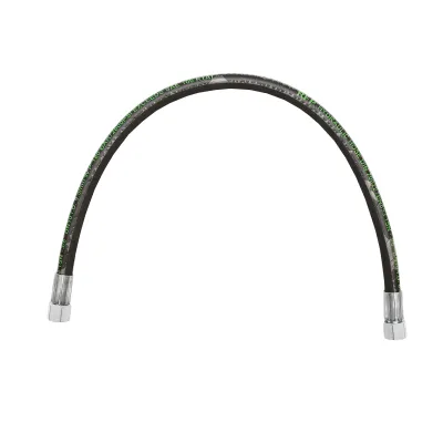 Furtun presiune 2SN DN10 sertizat cu capete fixate hidraulic L=800mm M20