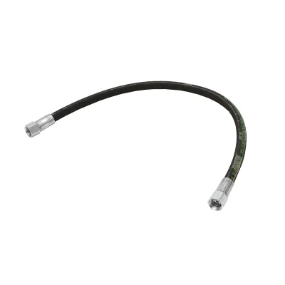 Furtun presiune 2SN DN10 sertizat cu capete fixate hidraulic L=800mm M20 - imagine 2