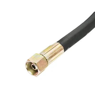 Furtun presiune 2SN DN10 sertizat cu capete fixate hidraulic L=1200mm M20 - imagine 3