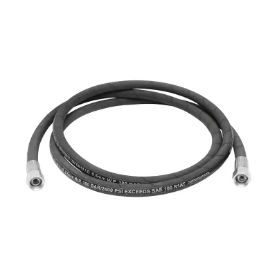 Furtun presiune 2SN DN10 sertizat cu capete fixate hidraulic L = 3000 mm (Reductie M20X20) - imagine 2