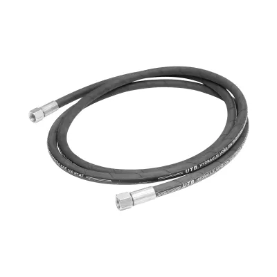 Furtun presiune 2SN DN10 sertizat cu capete fixate hidraulic L = 3000 mm (Reductie M20X20) - imagine 3