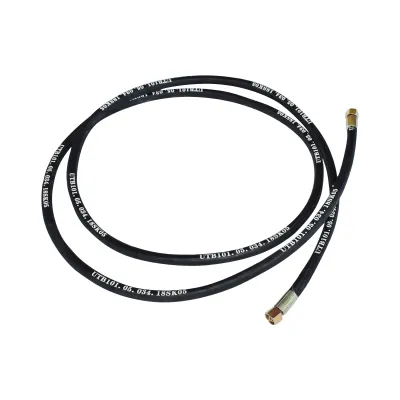 Furtun presiune 2SN DN10 sertizat cu capete fixate hidraulic L = 3400 mm (Reductie M20X20) - imagine 3