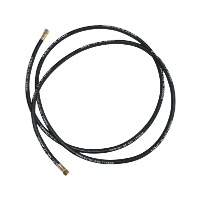 Furtun presiune 2SN DN10 sertizat cu capete fixate hidraulic L = 4000 mm (Reductie M20X20)