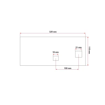 Plaz scurt drept PP4 fara cioc 10mm grosime - imagine 4