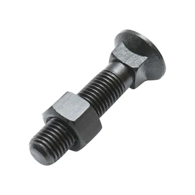 Surub cap patrat plaz cu piulita M16x80mm