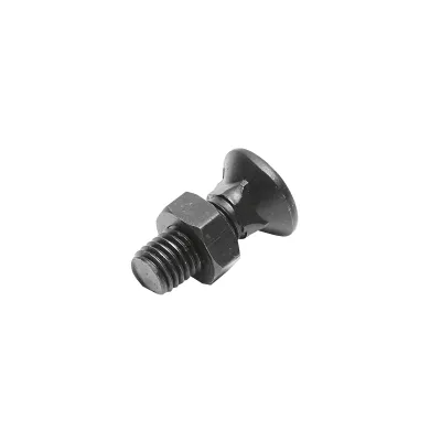 Surub brazdar PP4 cap patrat si piulita M14x40 - imagine 2