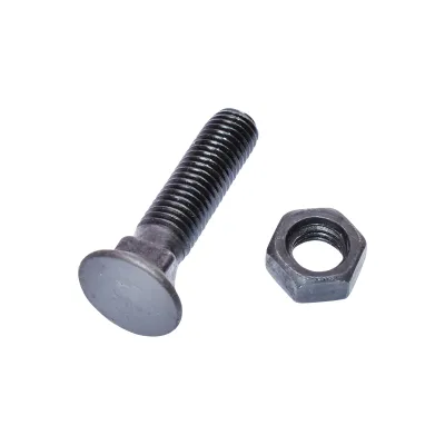 Surub brazdar PP4 cap patrat si piulita M14x60 (cormana) - imagine 2