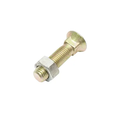 Surub cap patrat plaz cu piulita M20x80mm 