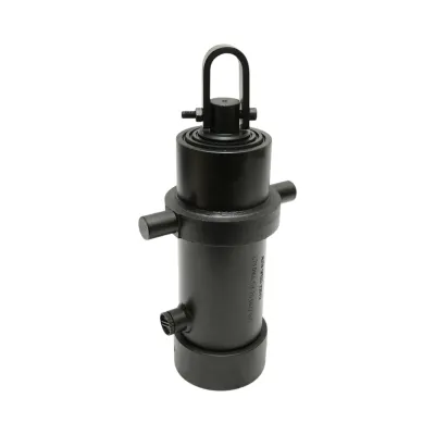 Cilindru hidraulic telescopic remorca 5T 3 trepte - imagine 3