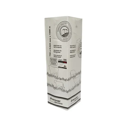 Folie verde infoliat baloti 750mm x 25mic x 1500m cu protectie UV Breckner Germany - imagine 3