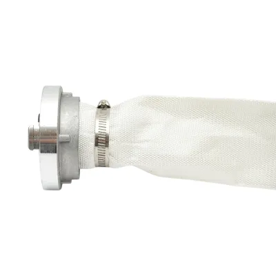 Furtun irigatii/pomp. din PVC 2 toli, lungime 20m cu racord de aluminiu, max 6 bar, panzat Breckner Germany - imagine 4